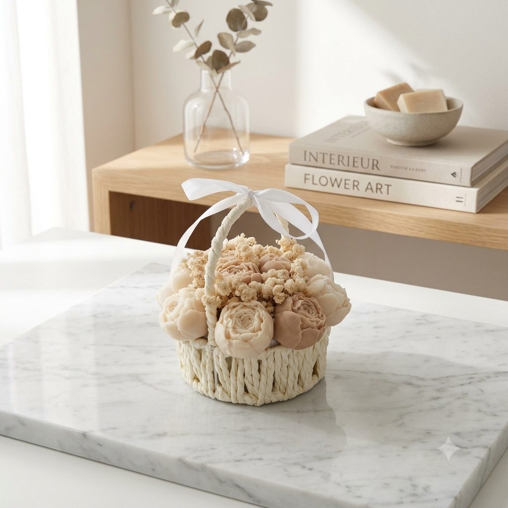 Panier Fondant Bougies Parfumées
