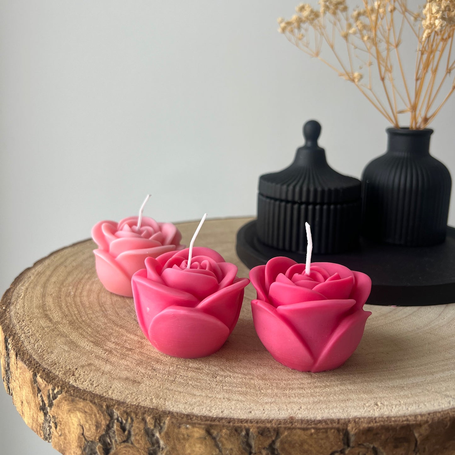 Bougie Rose Parfumée