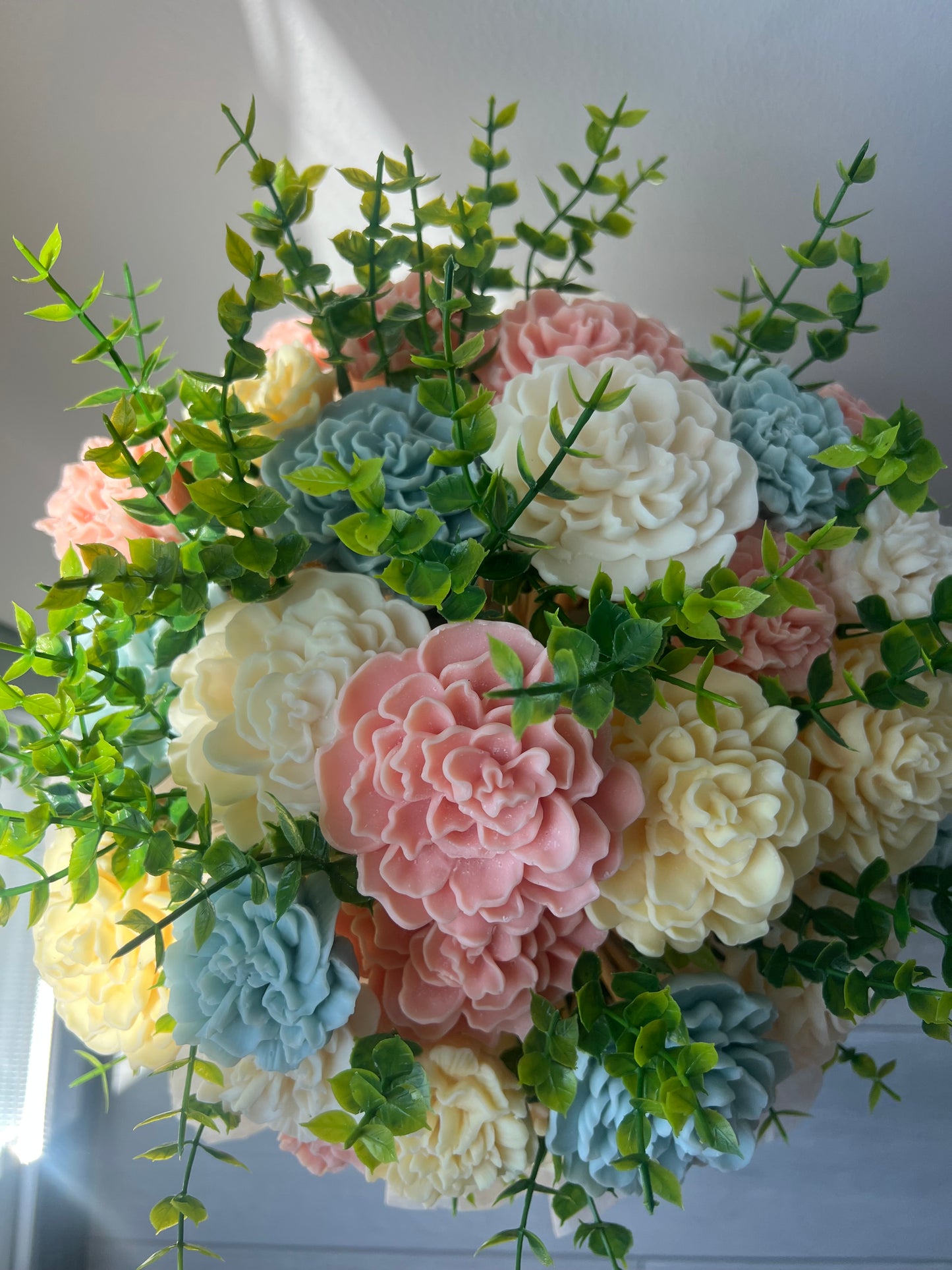 Grand bouquet personnalisé thème Jardin Secret