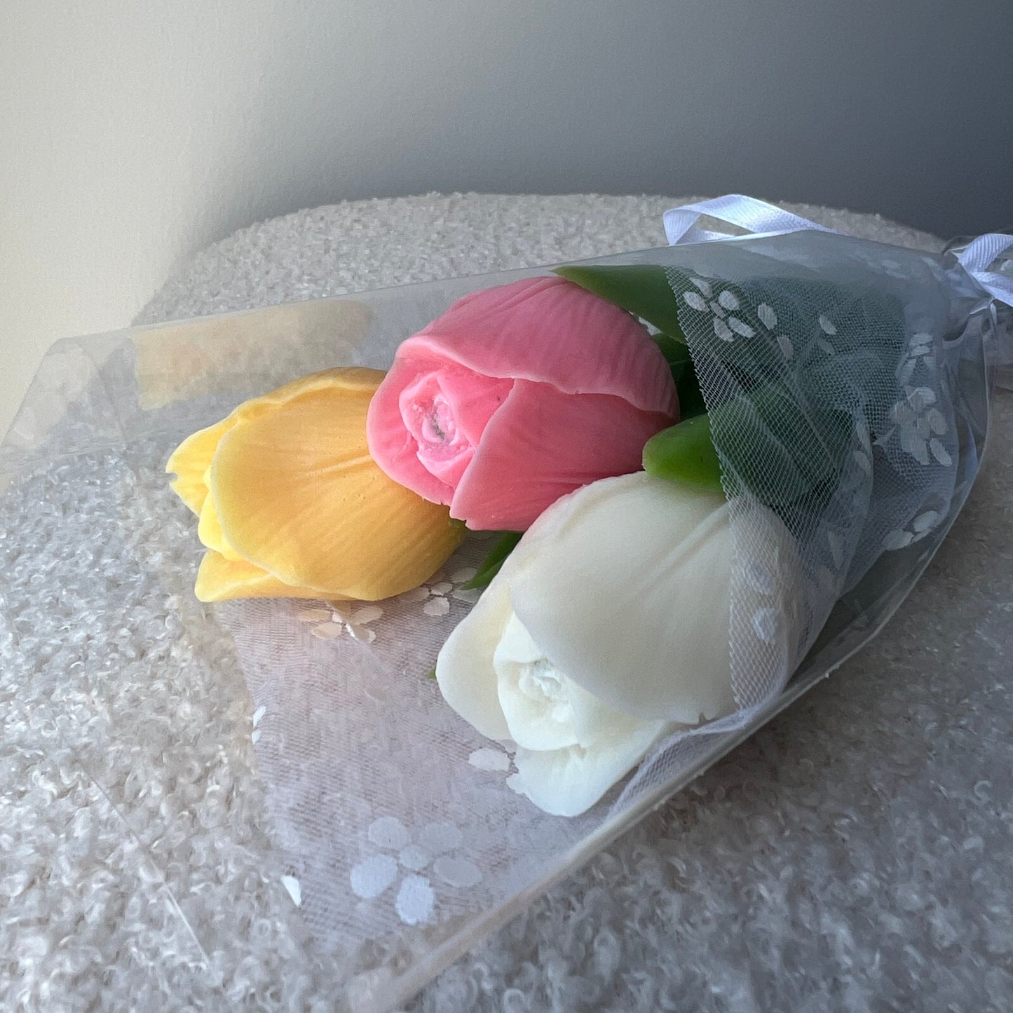Bouquet de trois tulipes