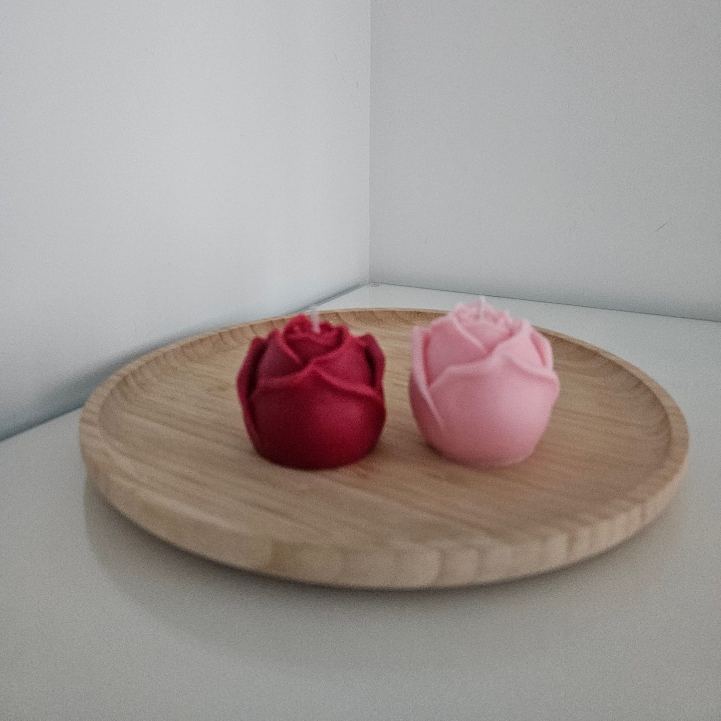 Grosse Bougie Rose Parfumée