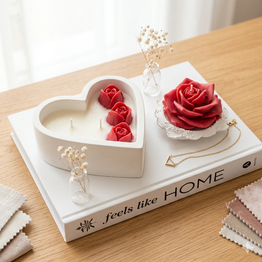 Coffret Parfumé Douceur Cœur & Rose