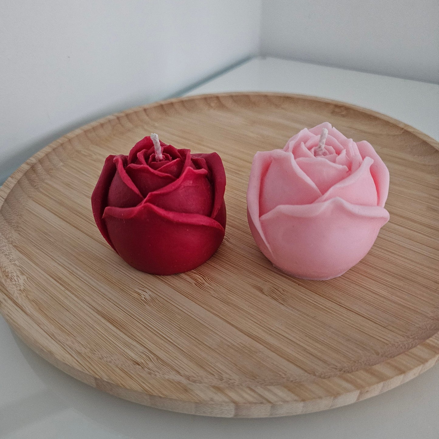Grosse Bougie Rose Parfumée