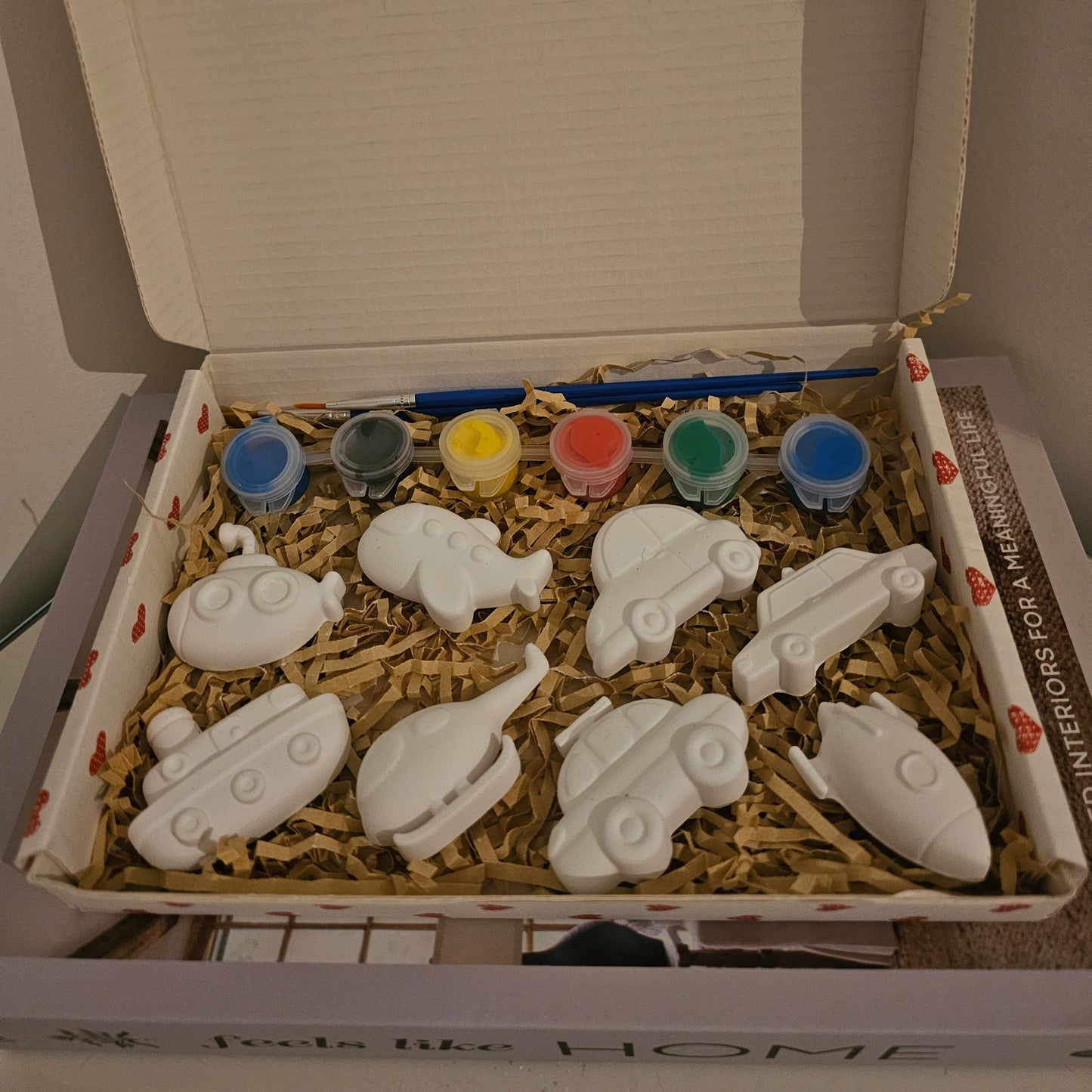 Coffret Peinture Céramique Enfant - Véhicules
