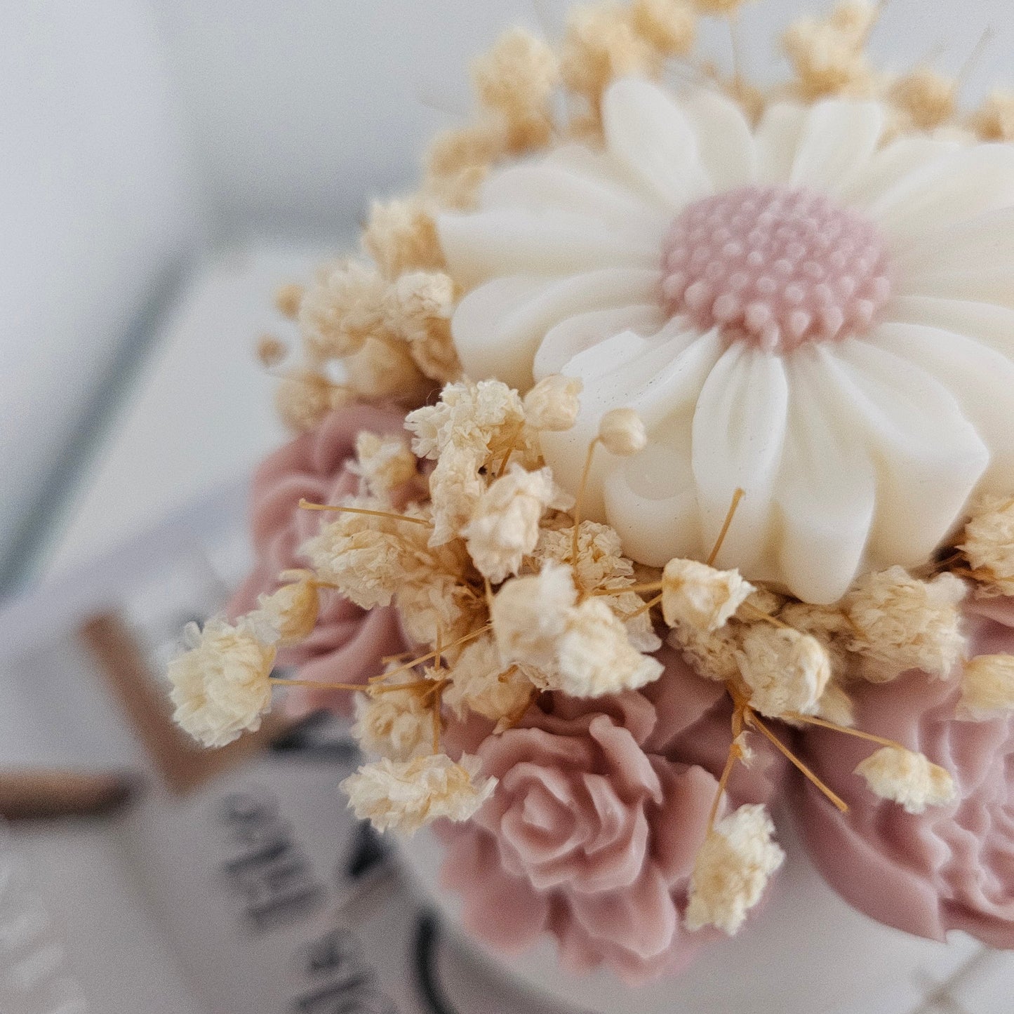 Douceur Rosée – Bouquet Bougie Parfumé