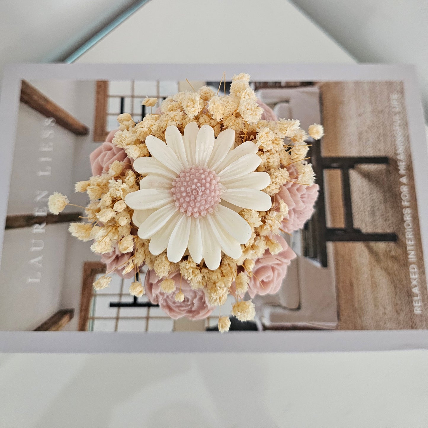 Douceur Rosée – Bouquet Bougie Parfumé