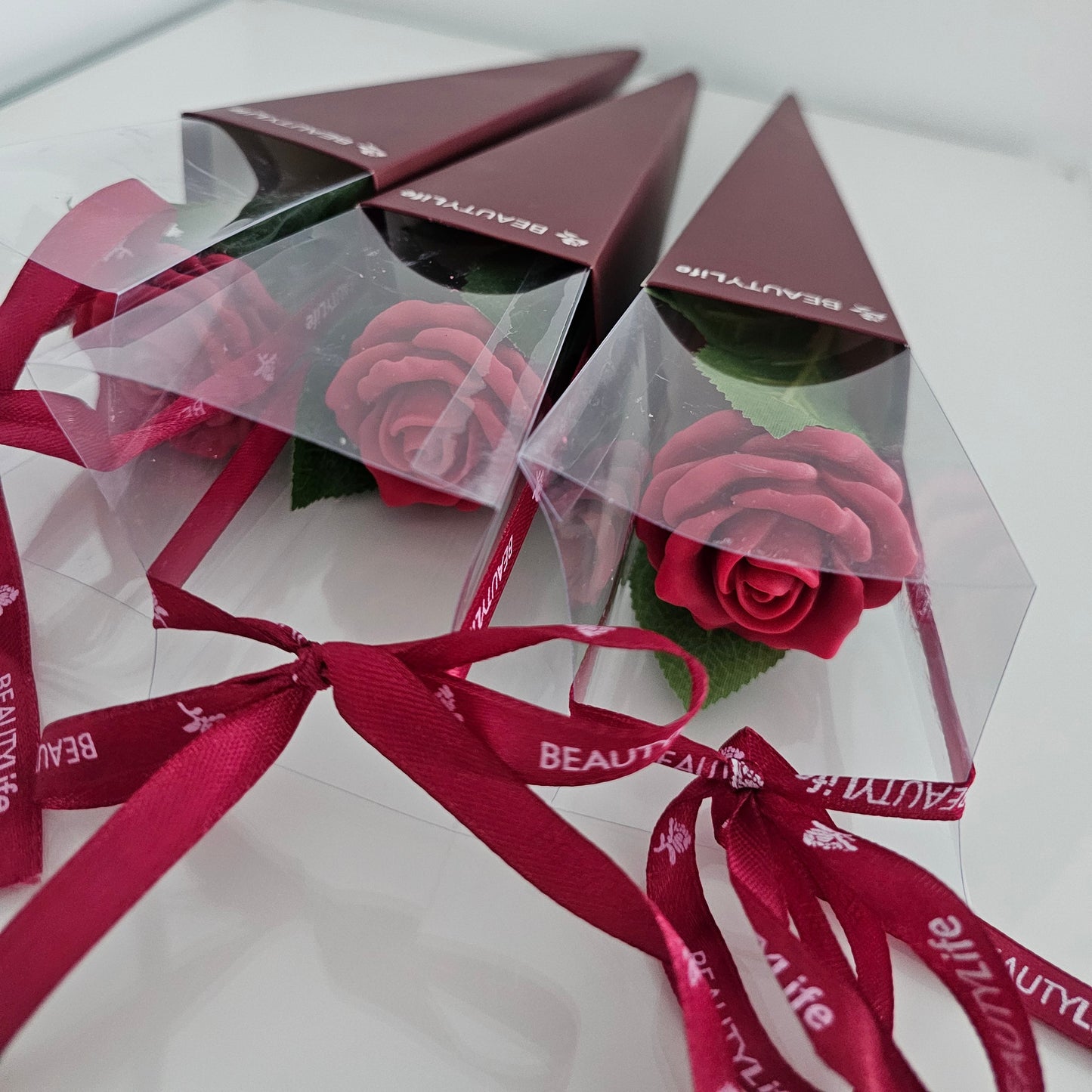 Rose Bougie Parfumée à l’unité