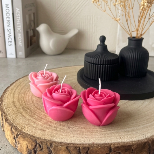 Bougie Rose Parfumée